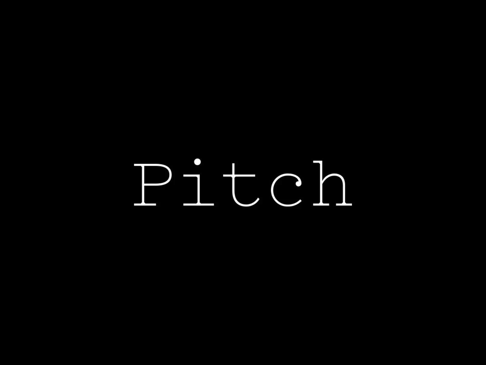 Pitch type specimen